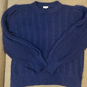 Crown and ivy Navy Blue Sweater Size XL